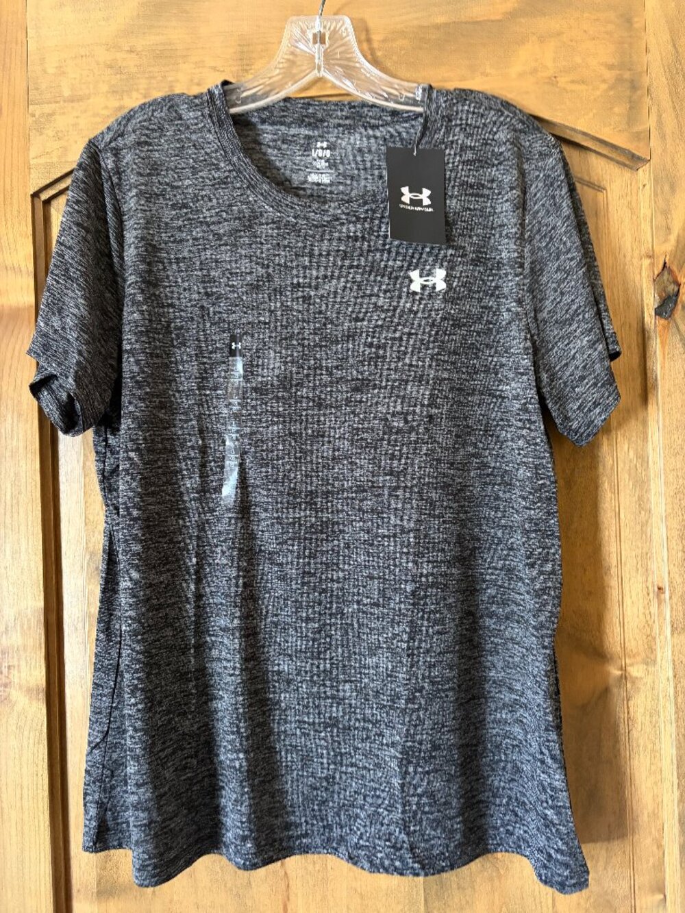 NEW UNDER ARMOUR WOMEN'S T SHIRT SIZE LARGE LOOSE FIT CHARCOAL